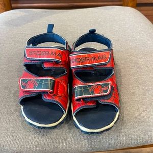 Spider-Man light up sandals! Boys size 10
